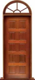 10 panel: single door + sidelight on right