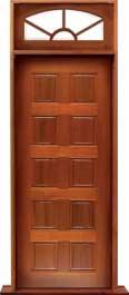10 panel: single door + sidelight on right