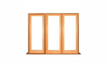 double glazed single light: 2 doors + 1 fixture on left