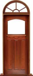 federation archtop: single door +  two sidelights
