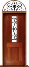 paddington with ironwork: single door + sidelight on left